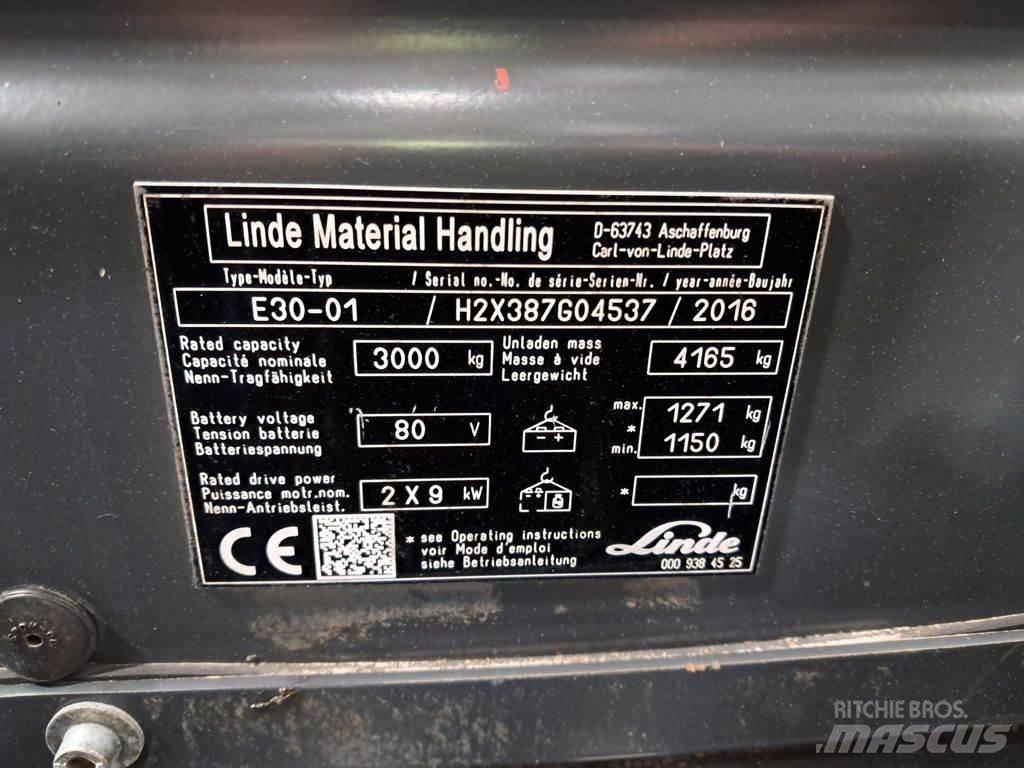 Linde E30-01 Wózki elektryczne