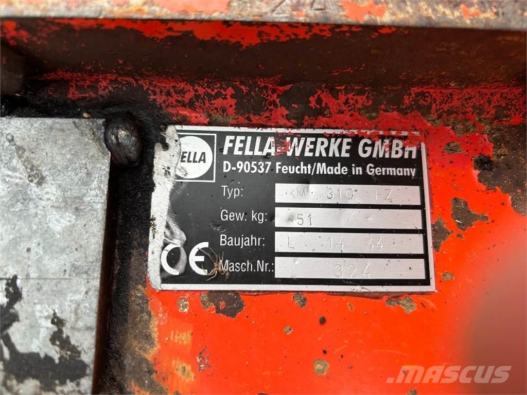 Fella KM 310 FC Kosiarki ze wstępną obróbka paszy
