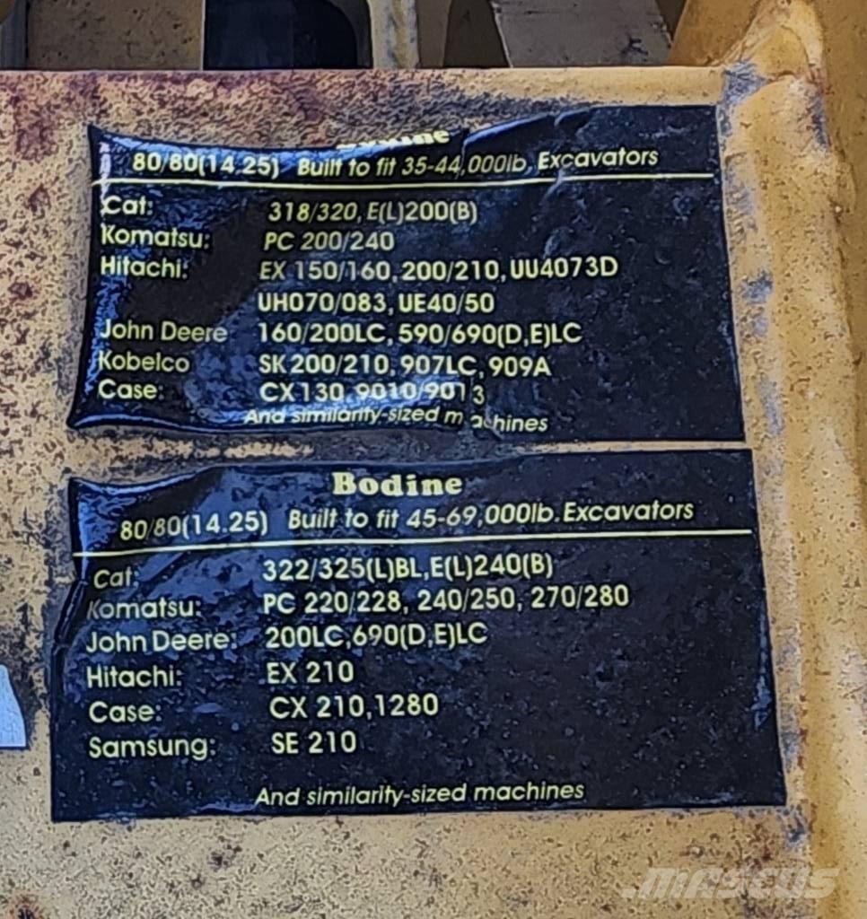  Bodine 200 Akcesoria