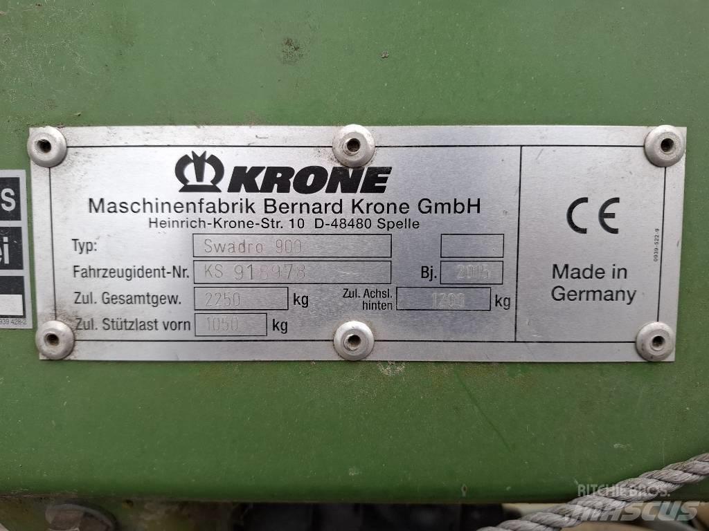 Krone Swadro 900 Ciągnikowe żniwiarki pokosowe