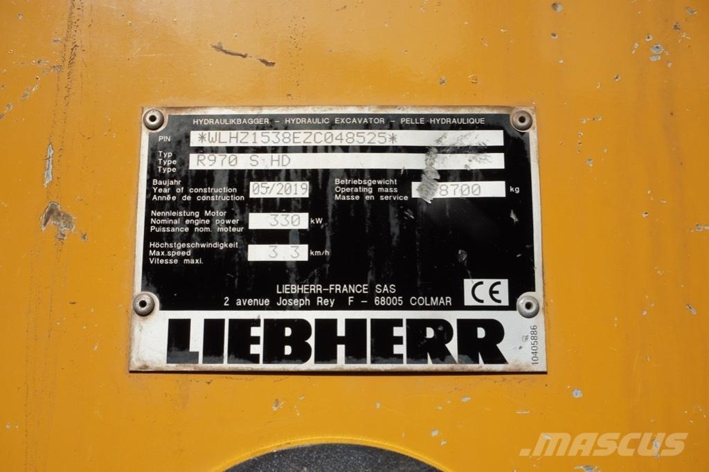 Liebherr R 970 SHD Koparki gąsienicowe