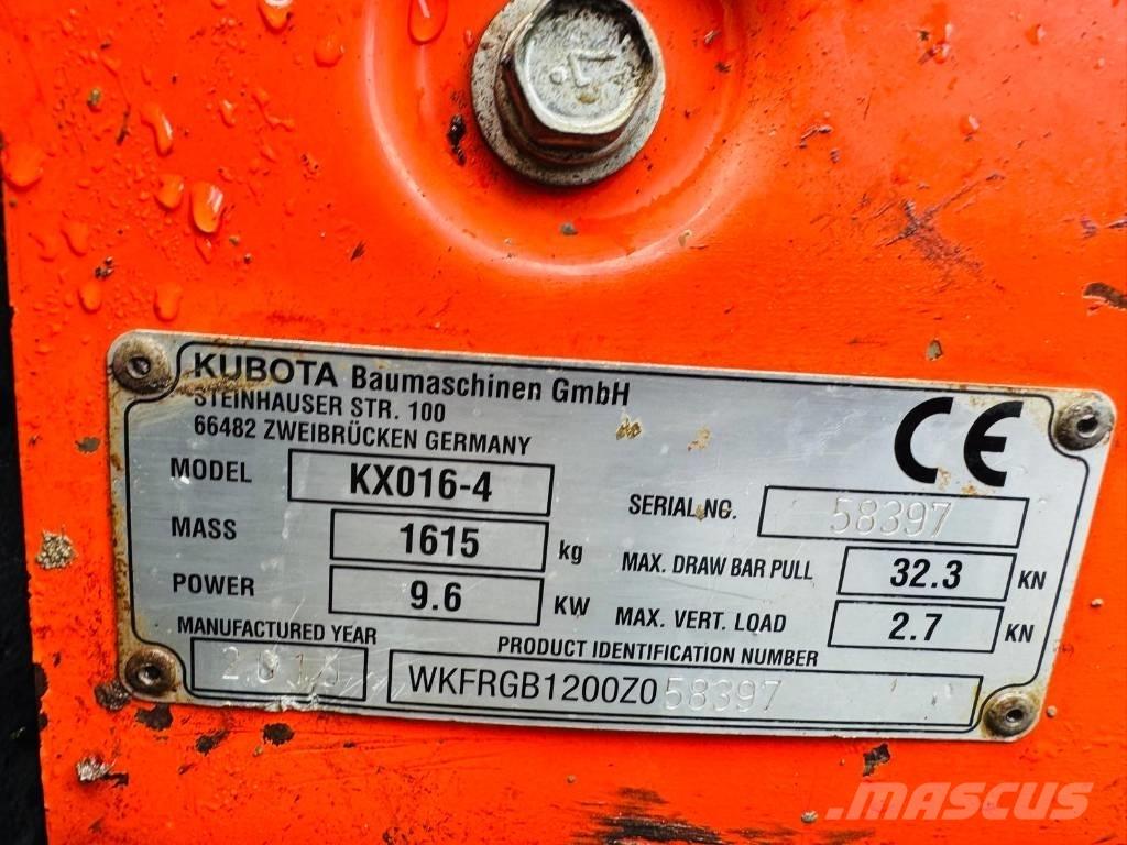 Kubota KX 016-4 Minikoparki