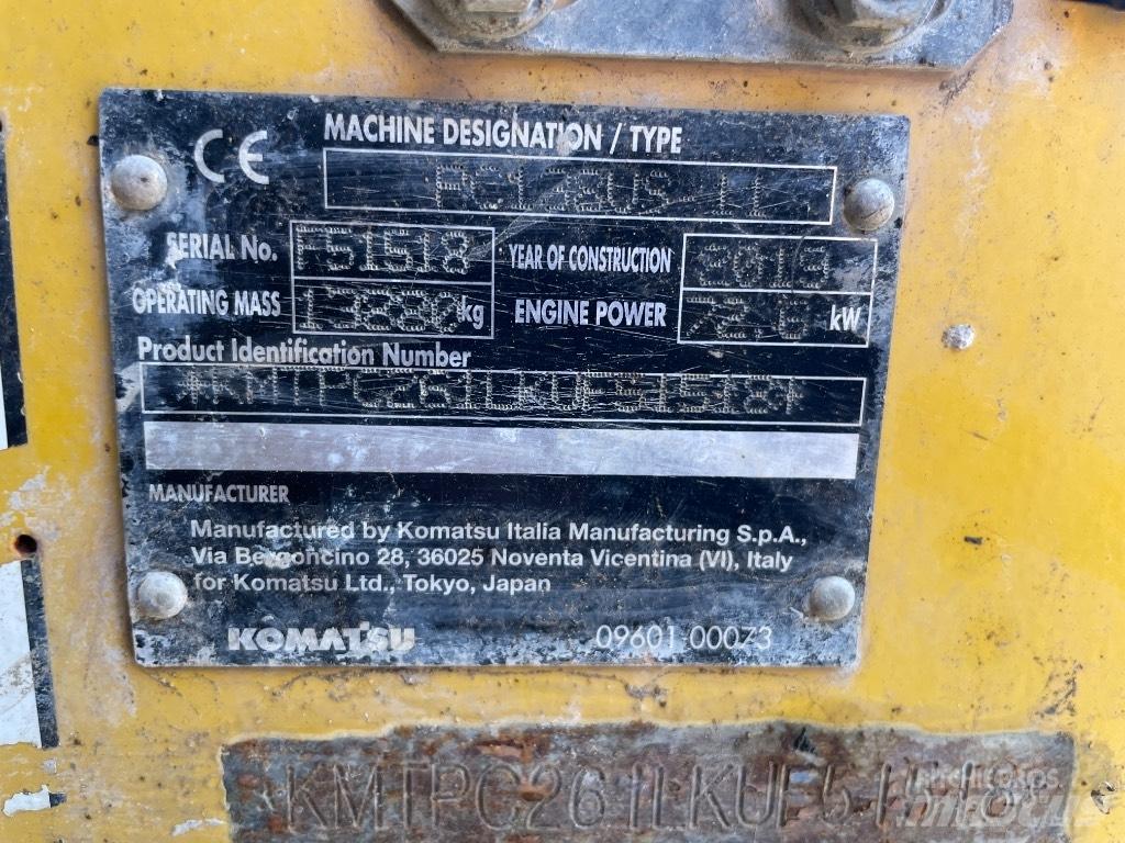 Komatsu PC 138 US-11 Koparki gąsienicowe