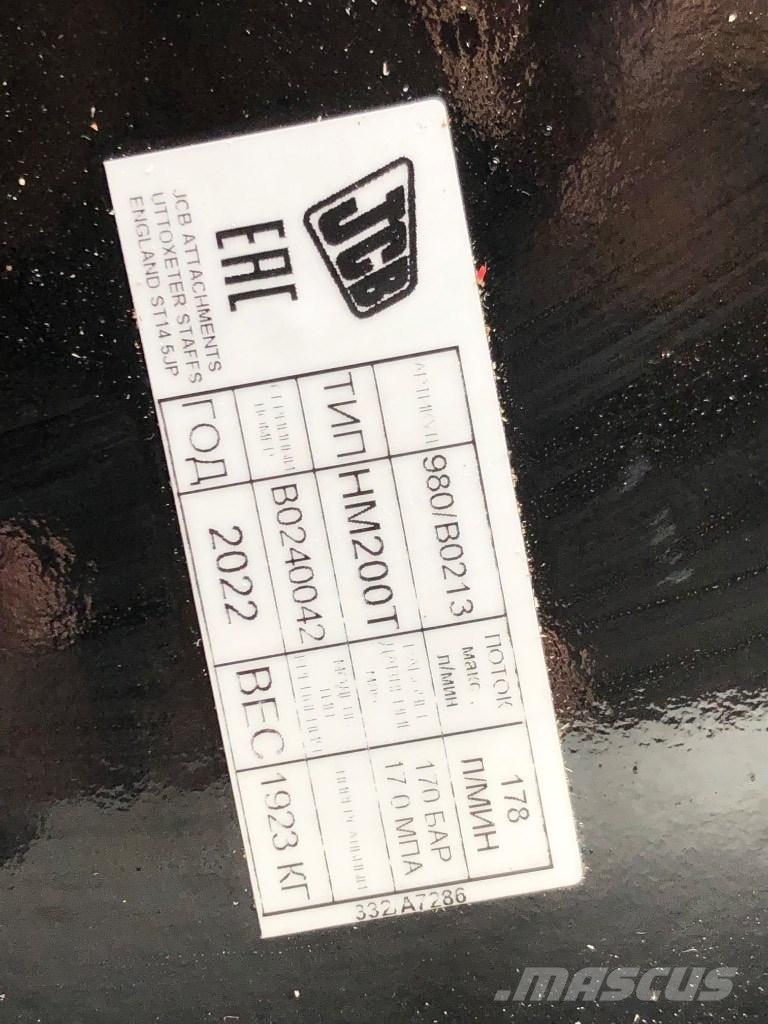 JCB HM200T Młoty hydrauliczne