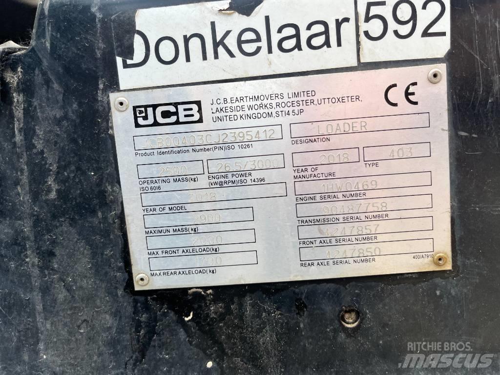 JCB 403 Miniładowarki