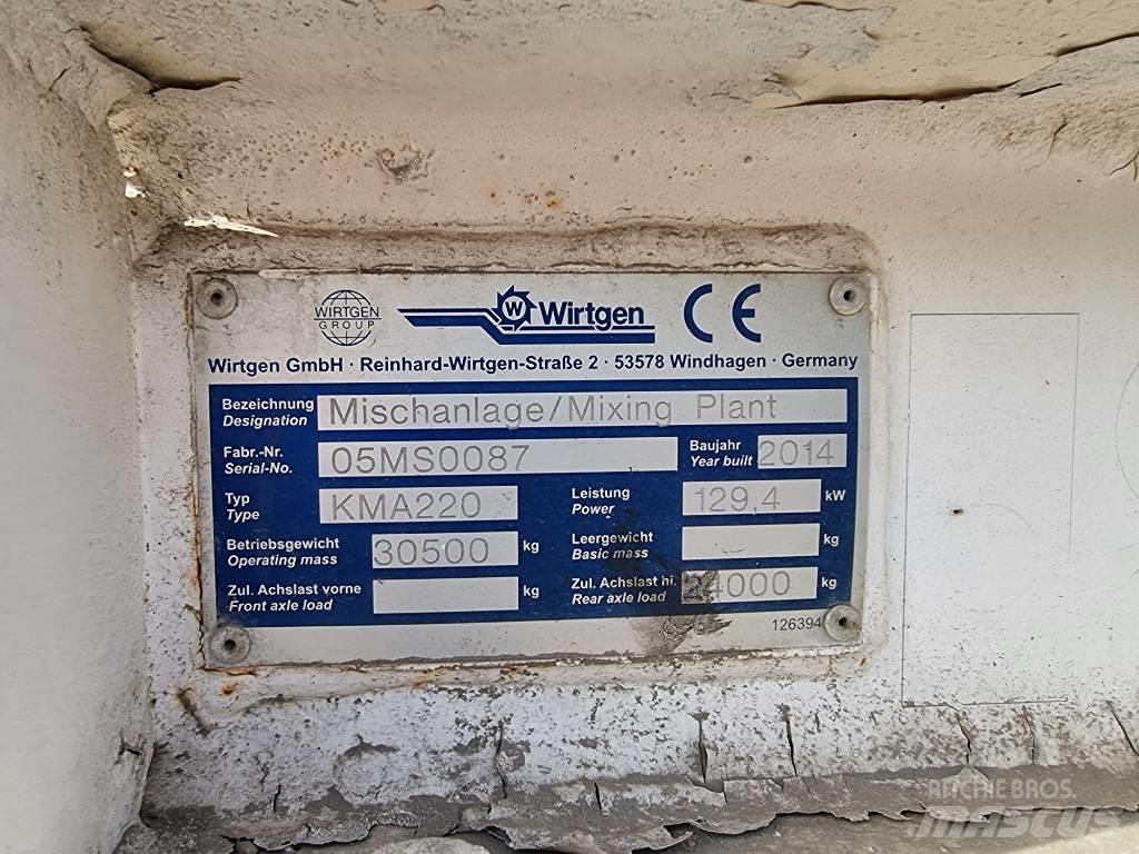 Wirtgen KMA220 Recyklery do asfaltu