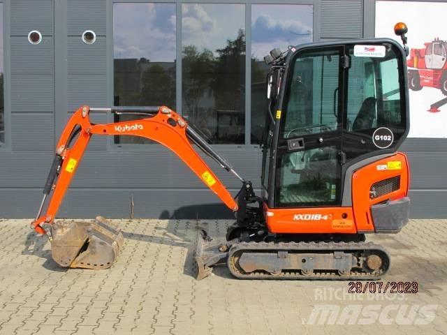 Kubota KX 018-4 Minikoparki