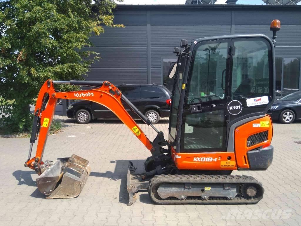 Kubota KX 018-4 Minikoparki