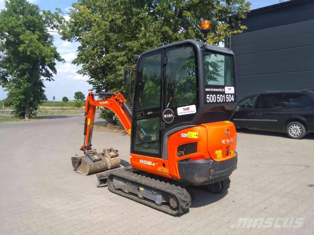 Kubota KX 018-4 Minikoparki