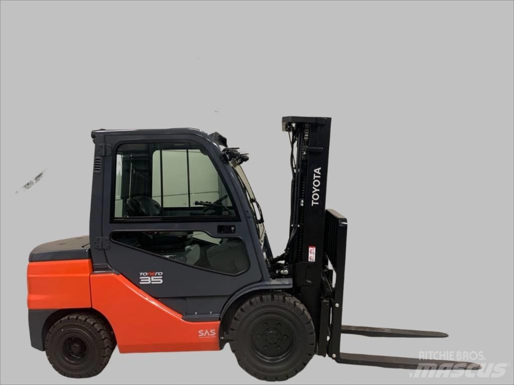 Toyota 52-8 FDJF 35 Wózki Diesla