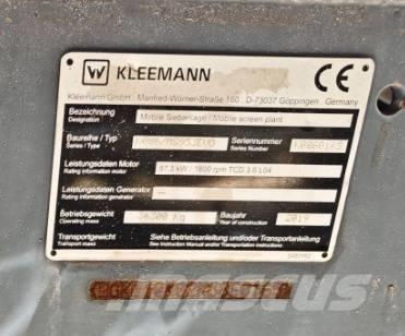 Kleemann MS 953 Evo Przesiewacze mobilne