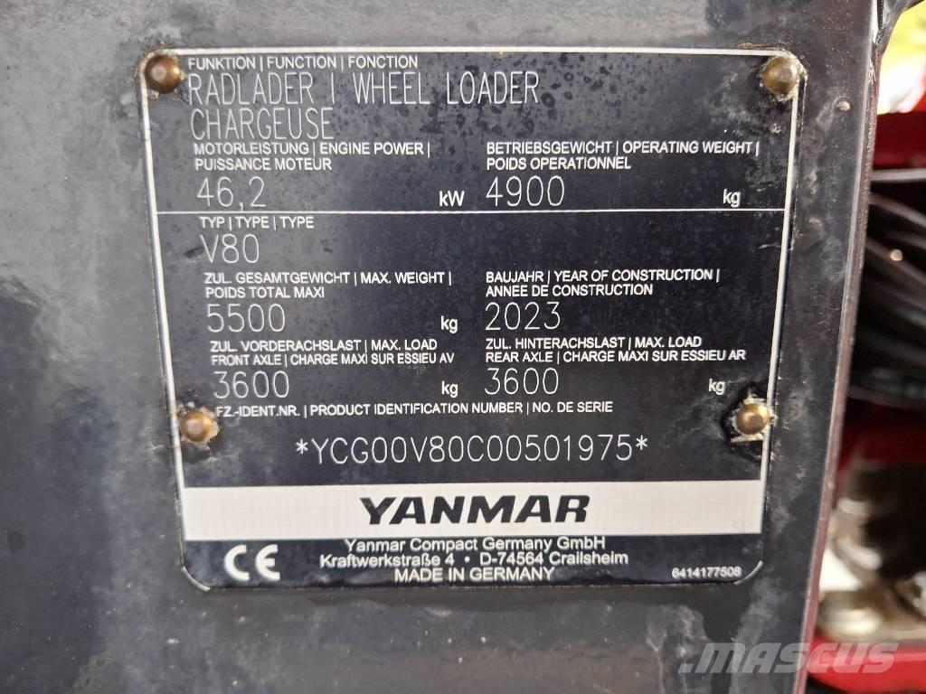 Yanmar V 80 Ładowarki kołowe