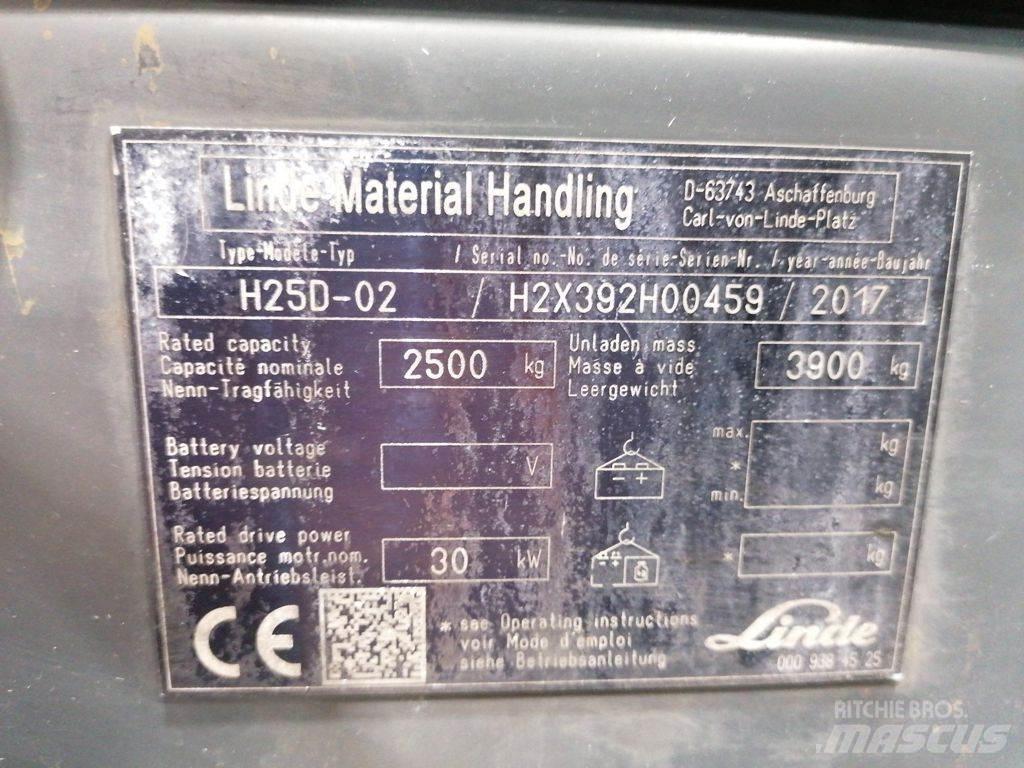Linde H25D-02 Wózki Diesla