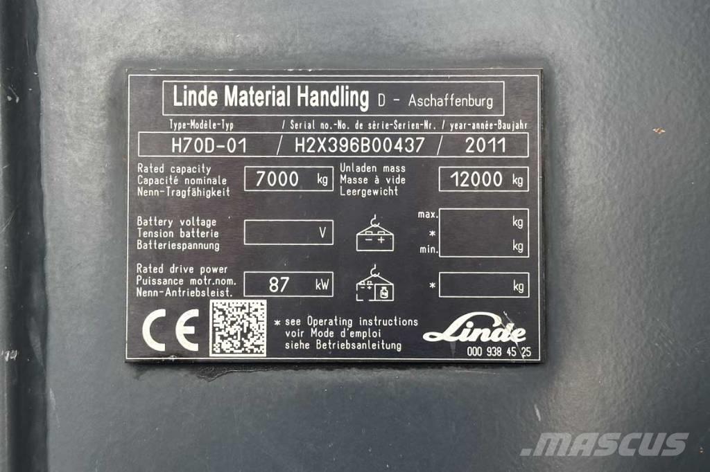 Linde H70D-01 Wózki Diesla