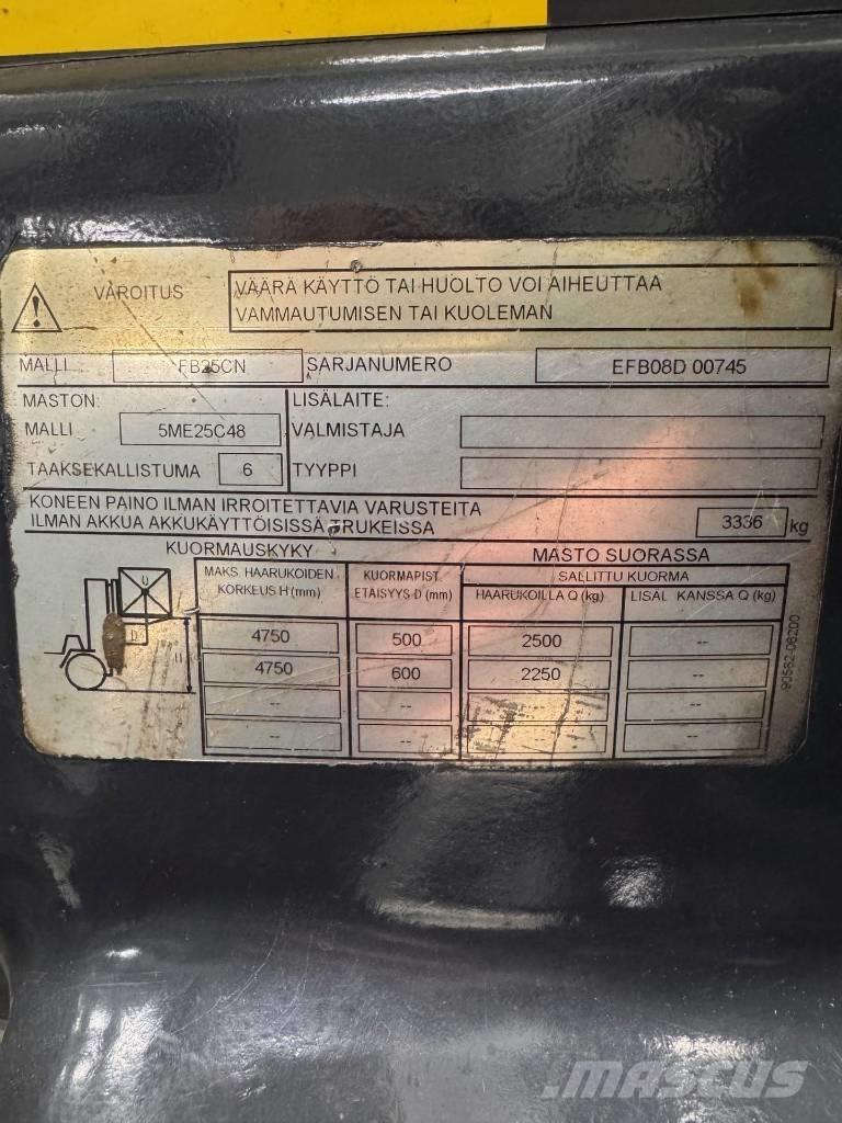 Mitsubishi FB25CN Wózki elektryczne