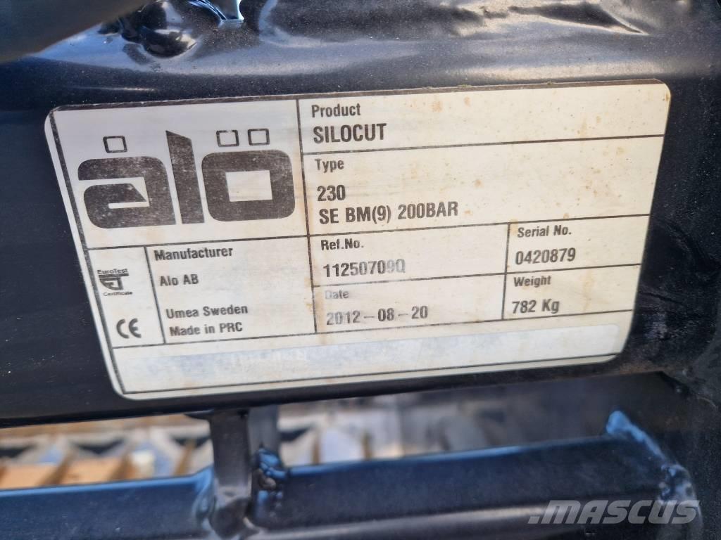 Ålö Silocut 230 . S-BM Akcesoria do ładowaczy czołowych
