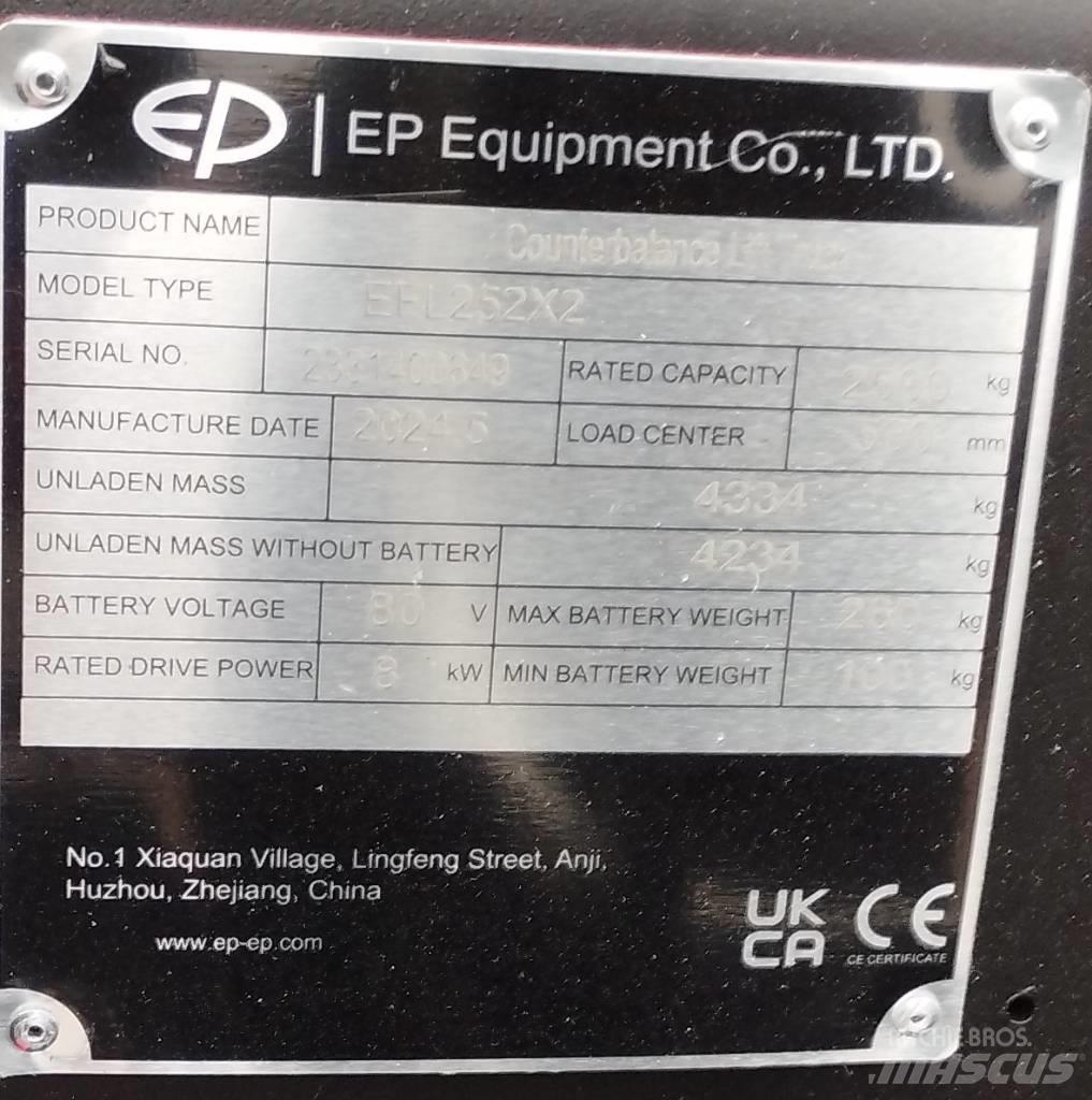 EP EFL 252 X LI-ON Wózki elektryczne