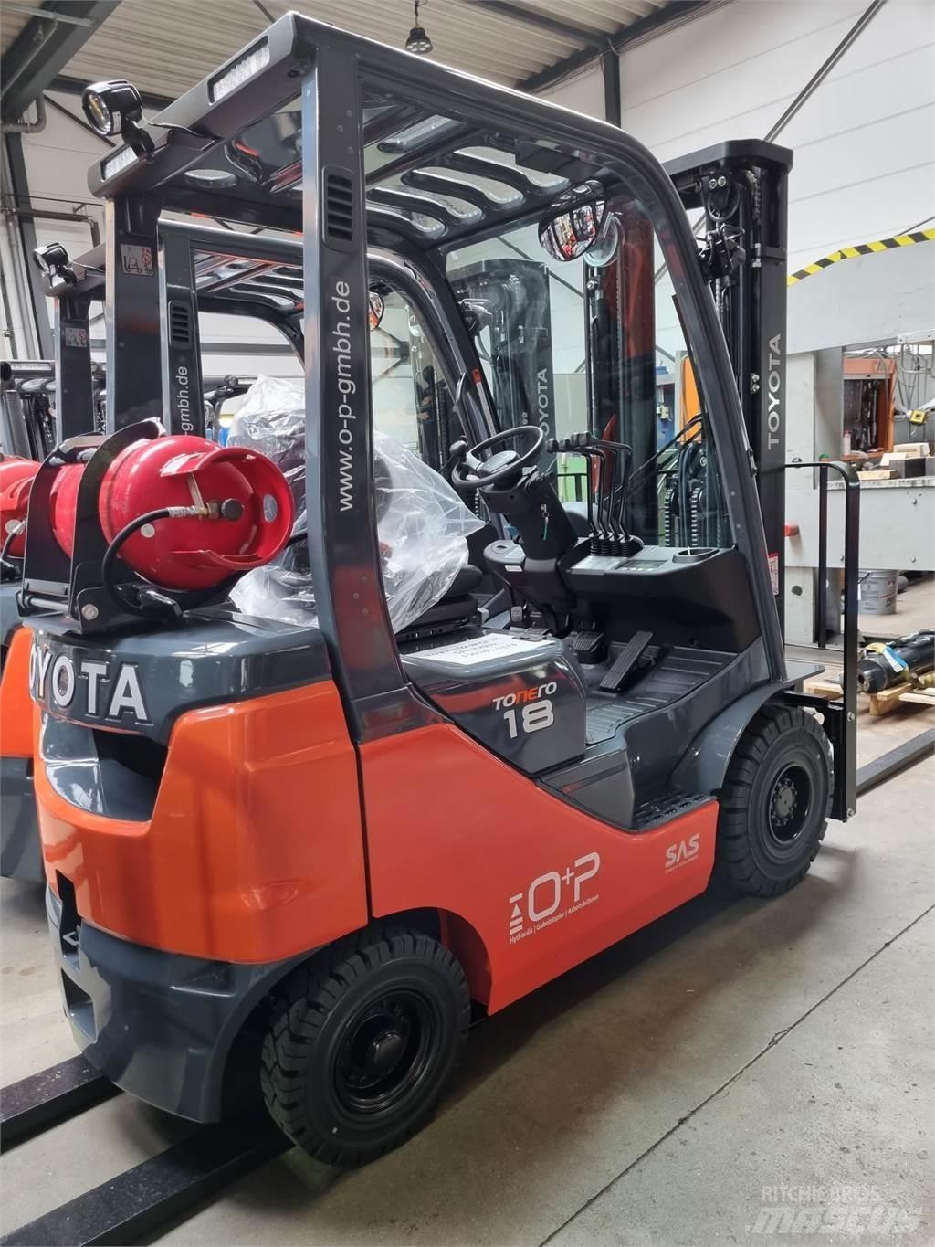 Toyota 02-8FGF18 Wózki LPG
