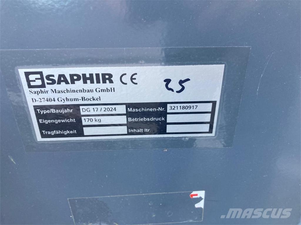 Saphir DG 17 Euro Maszyny rolnicze - Inne