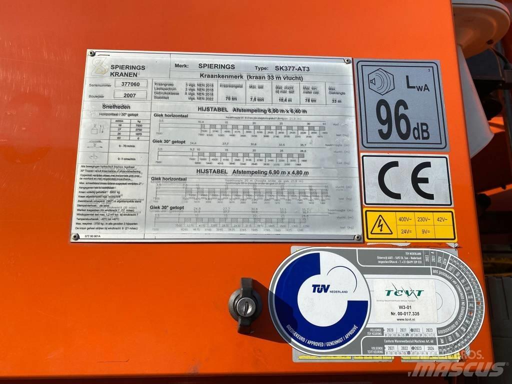 Spierings SK377 Żurawie wieżowe