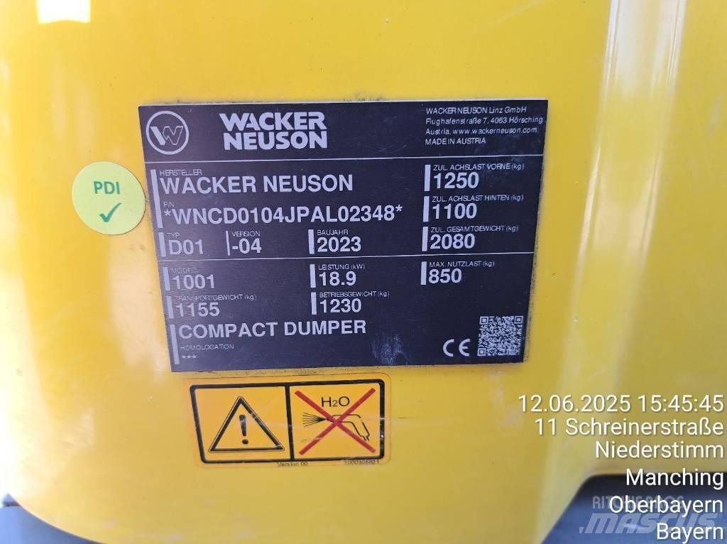 Wacker Neuson 1001 Wozidła kolebkowe