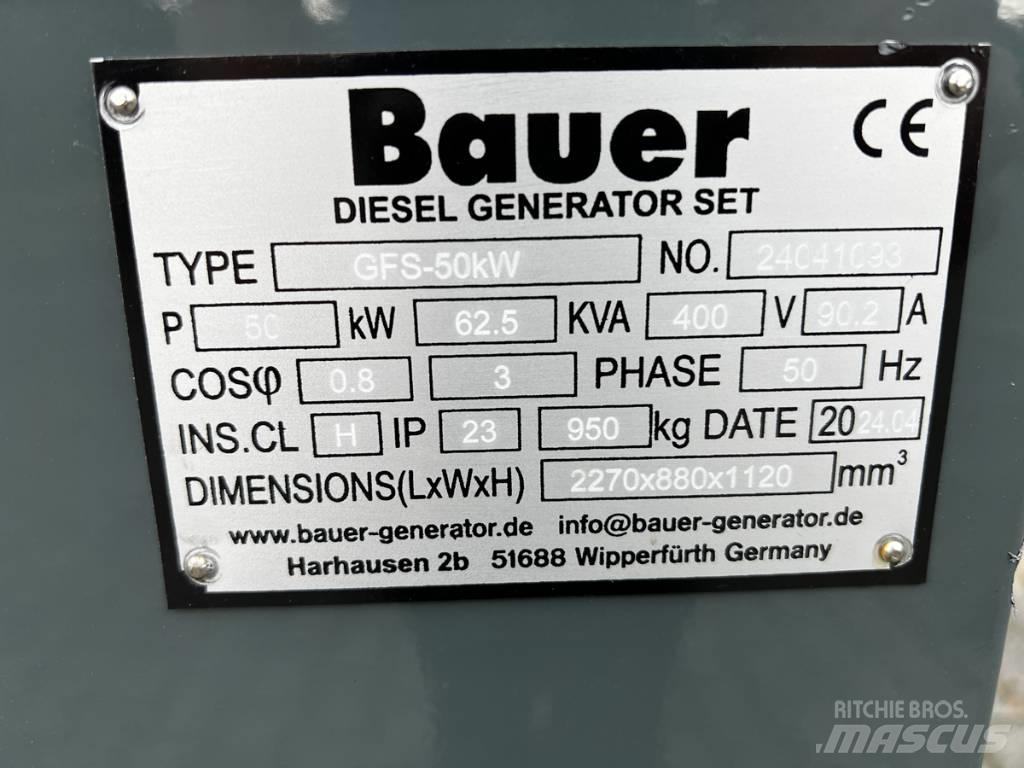 Bauer 69 KVA Agregaty prądotwórcze Diesla