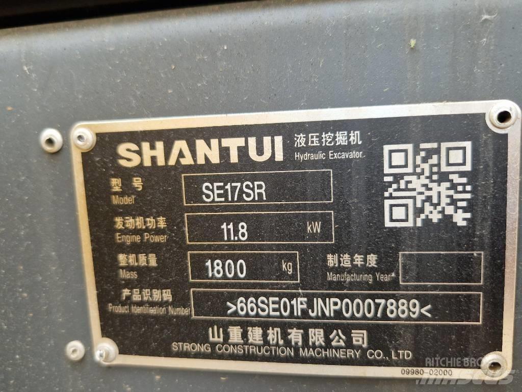 Shantui SE17SR Minikoparki