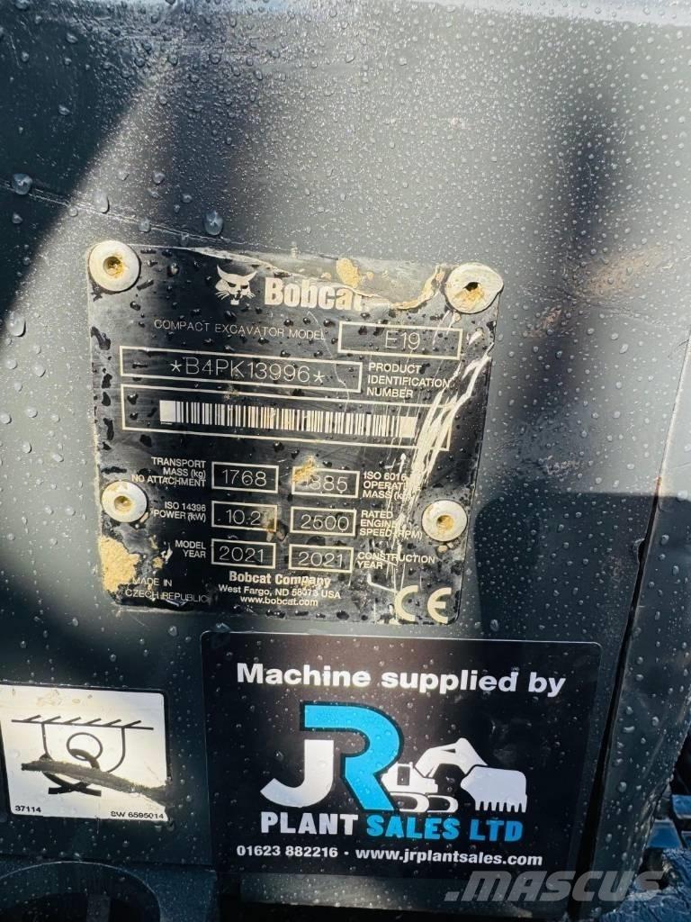 Bobcat E 19 Minikoparki