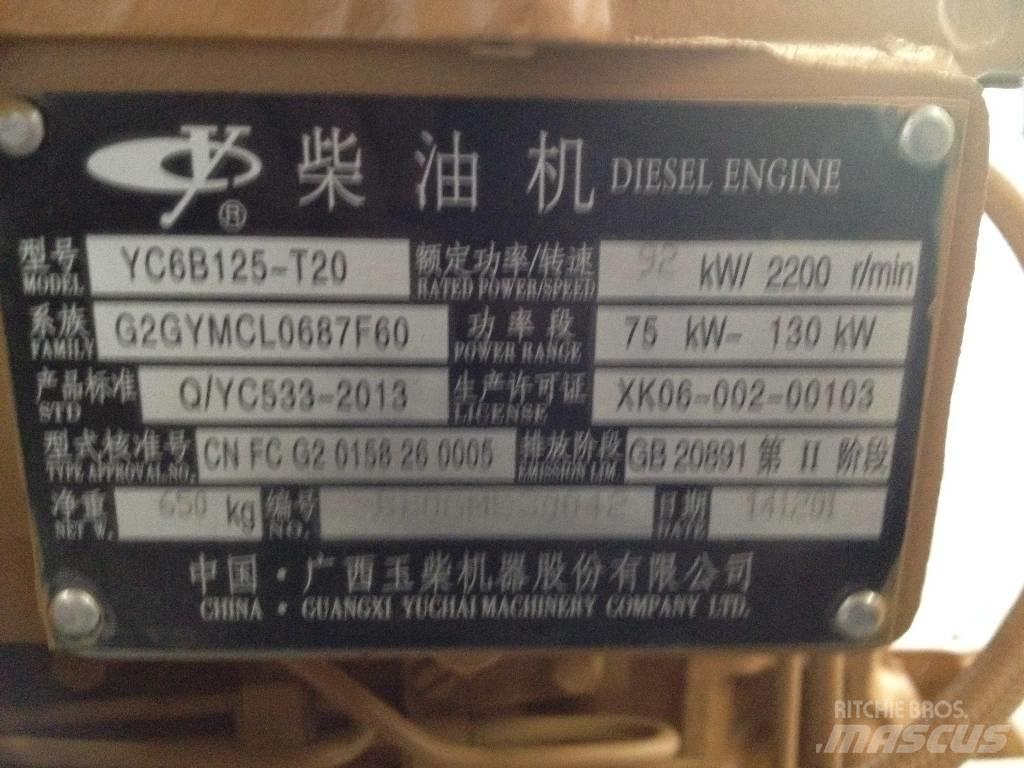 Yuchai YC6B125-T20 Silniki
