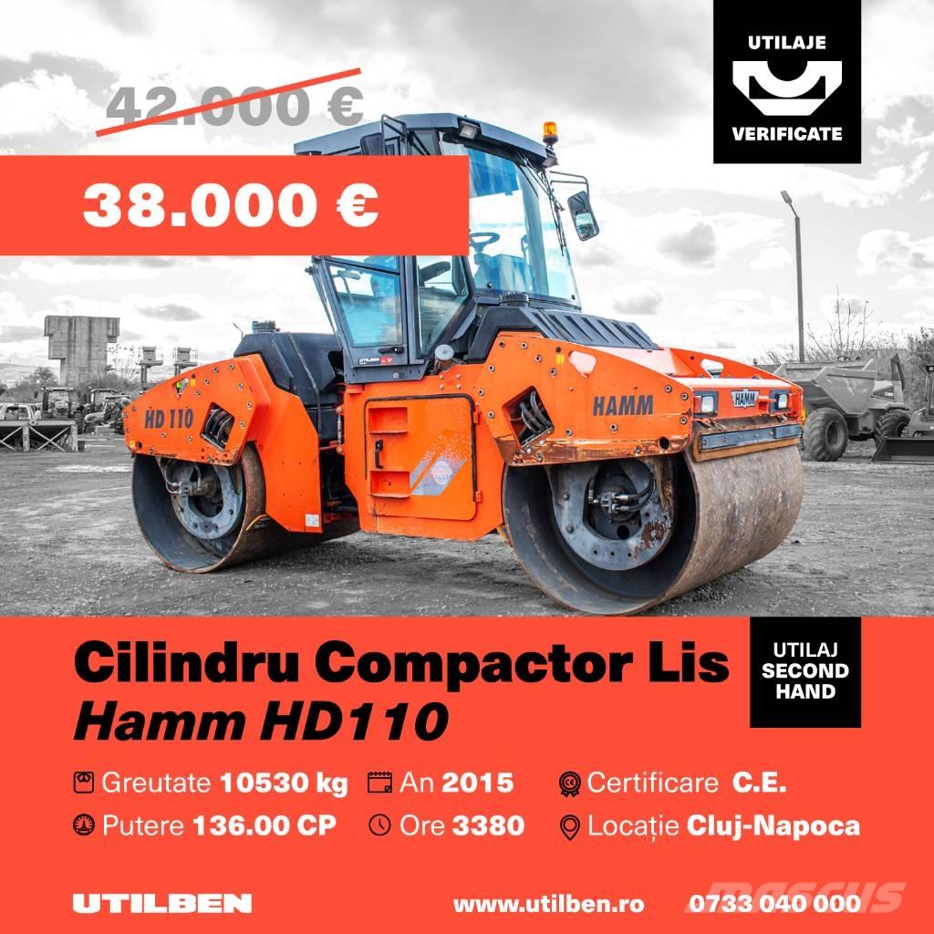 Hamm HD 110 Walce dwubębnowe