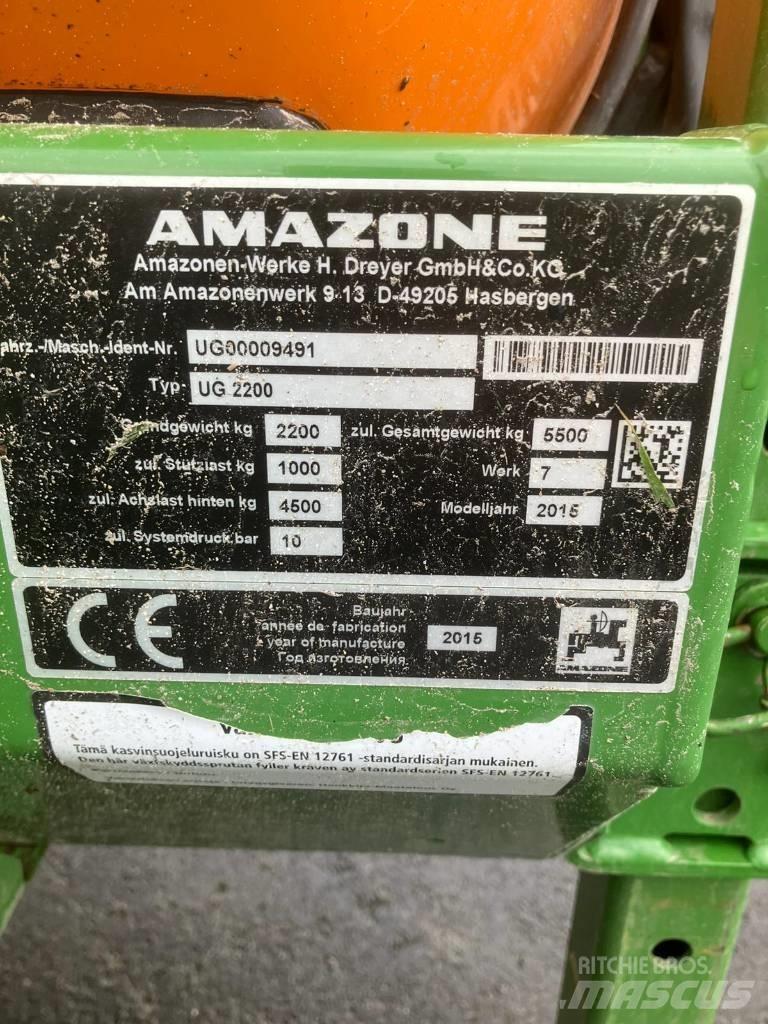 Amazone UG 2200 Opryskiwacze zaczepiane