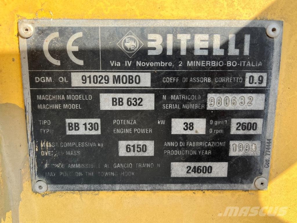 Bitelli BB 632 Rozściełacze do asfaltu