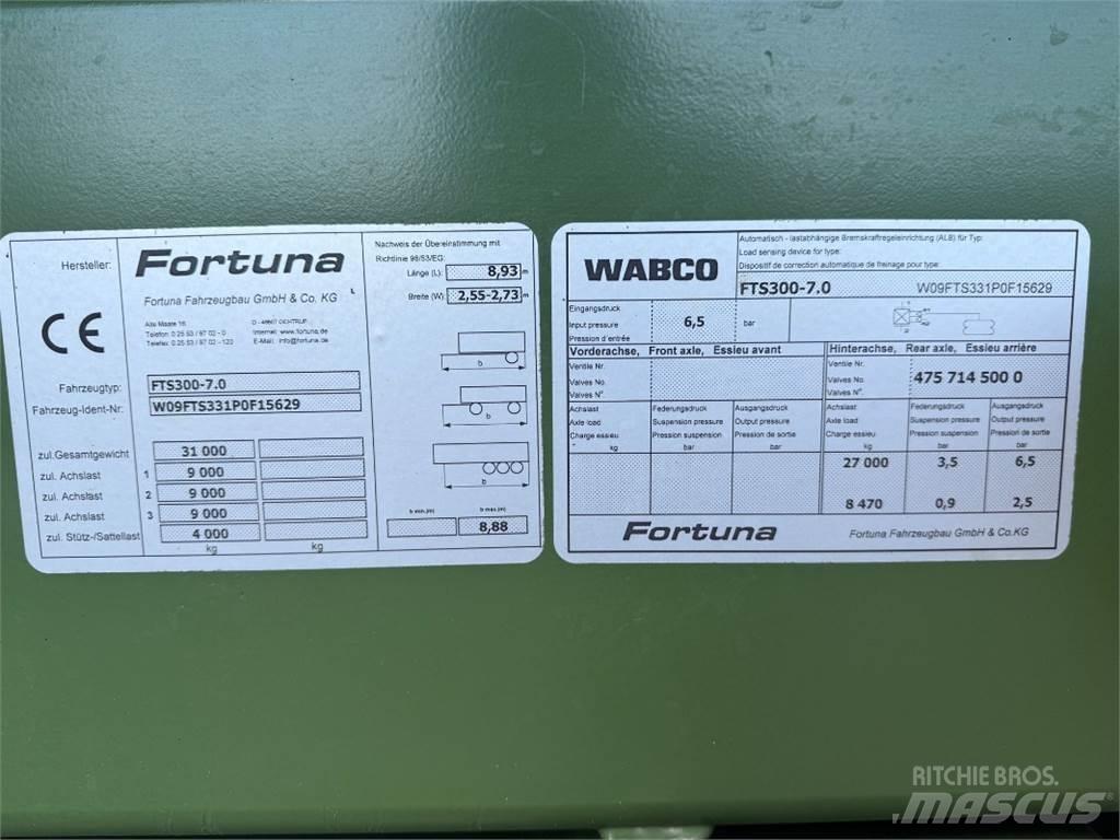 Fortuna FTS 300 Przyczepy do przewozu słomy w belach