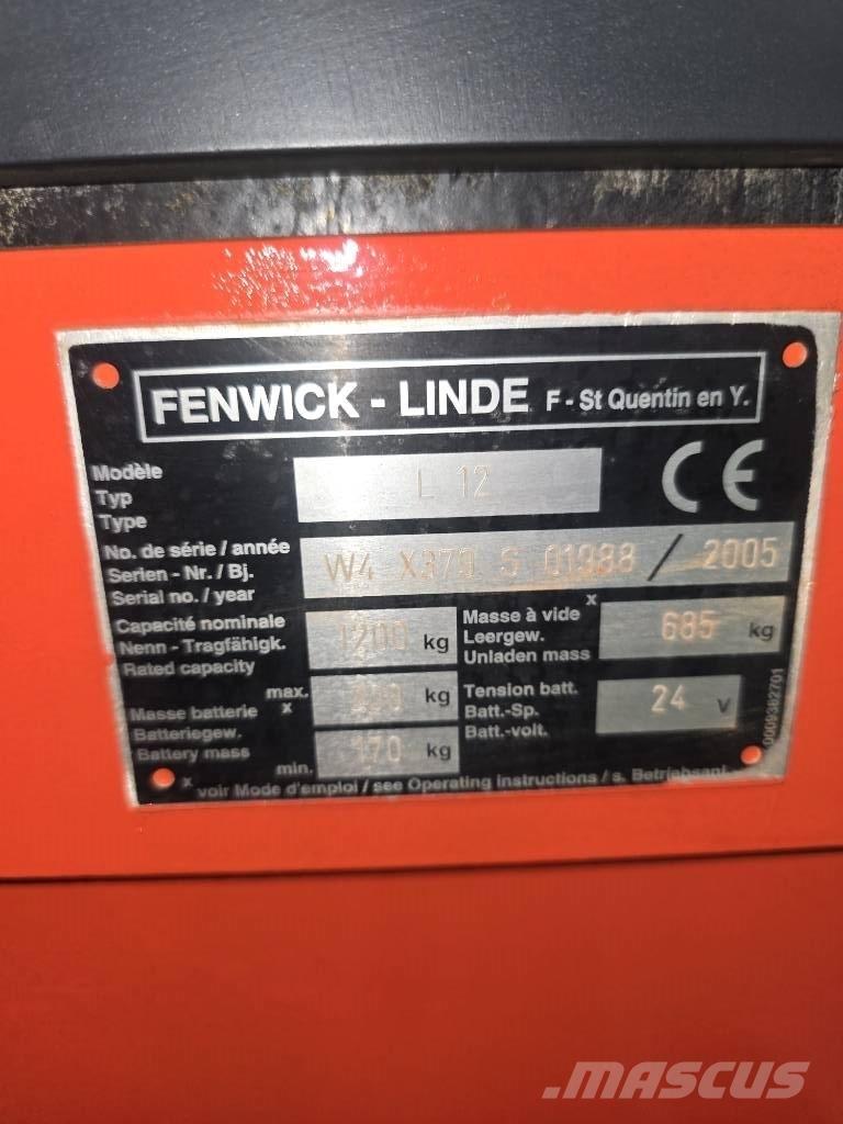 Linde L 12 Samojezdne maszyny do załadunku