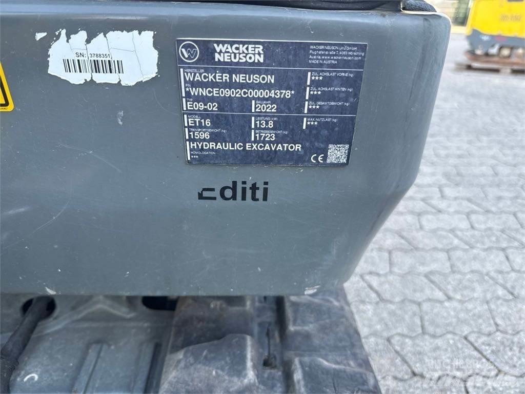 Wacker Neuson ET16 Koparki gąsienicowe