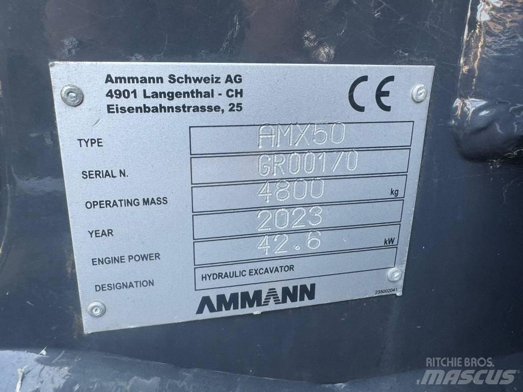 Ammann AMX 50 Minikoparki