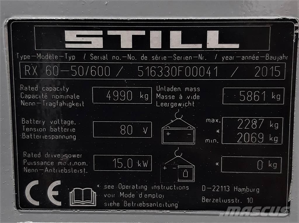Still RX60 50 600 Wózki elektryczne