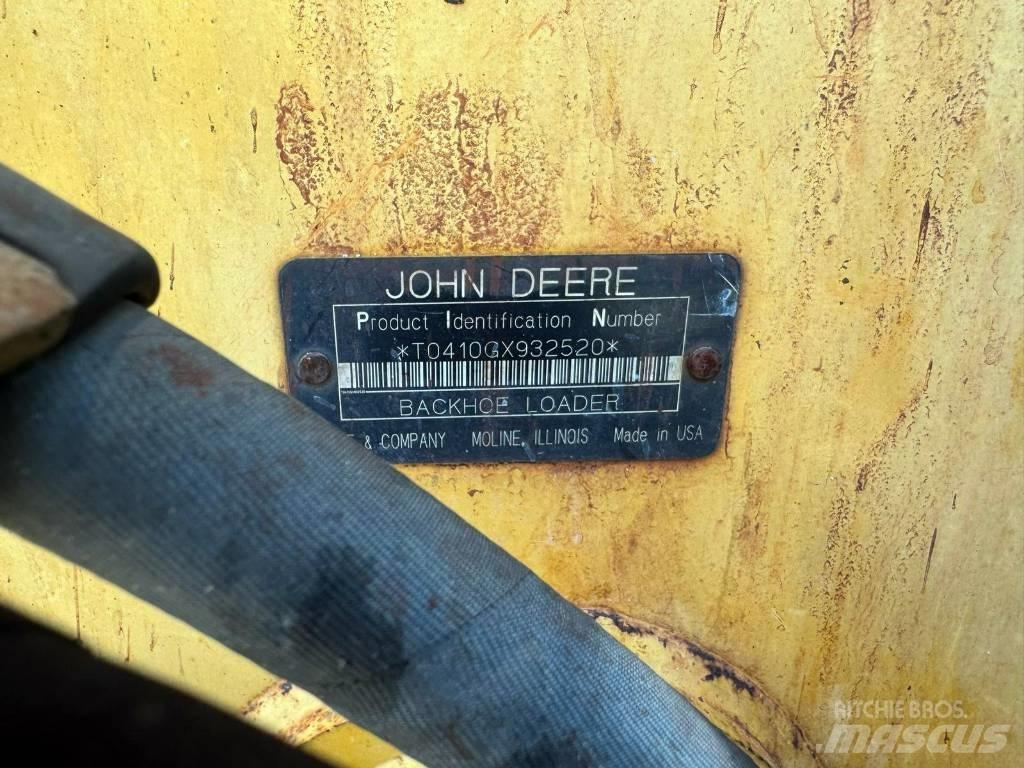 DEERE 410G Koparko-ładowarki