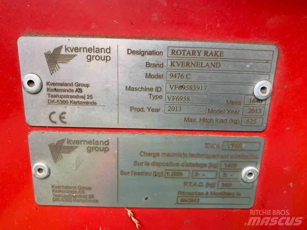 Kverneland 9476C Ciągnikowe żniwiarki pokosowe