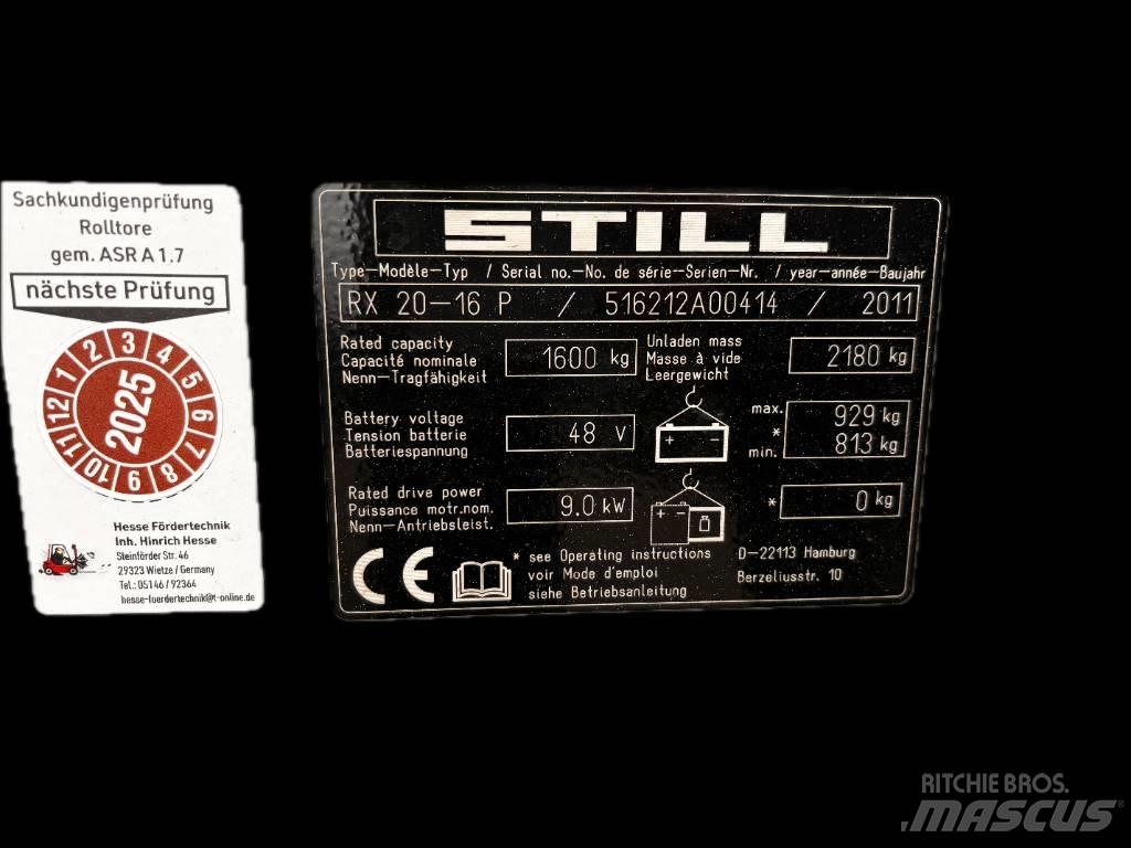 Still RX20-16P Wózki elektryczne