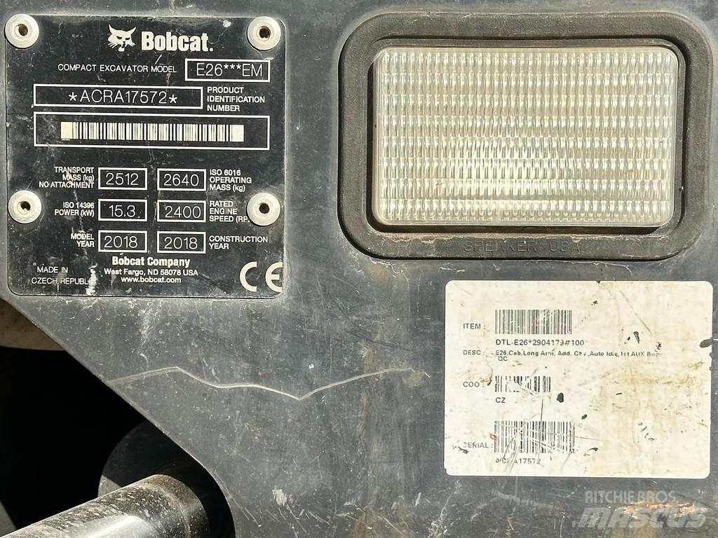 Bobcat E26 Minikoparki