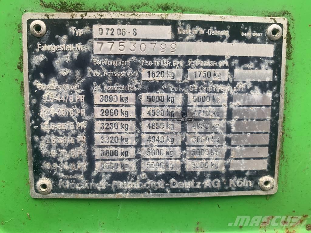 Deutz-Fahr D7207C Ciągniki rolnicze