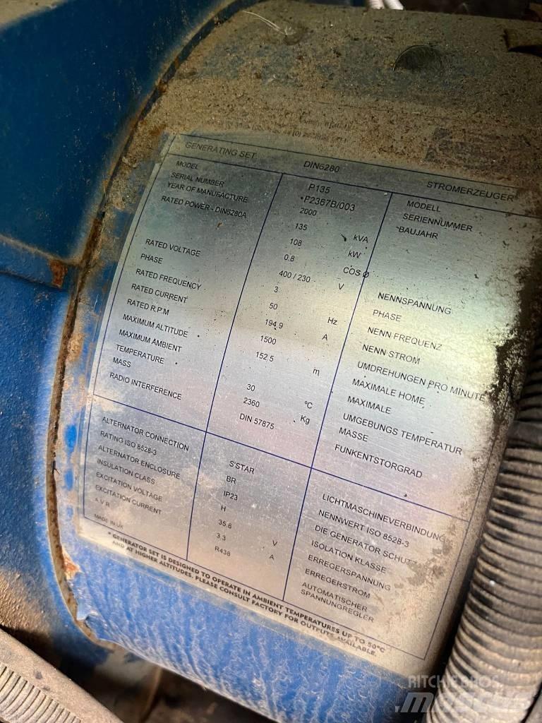 FG Wilson P 135 Agregaty prądotwórcze Diesla