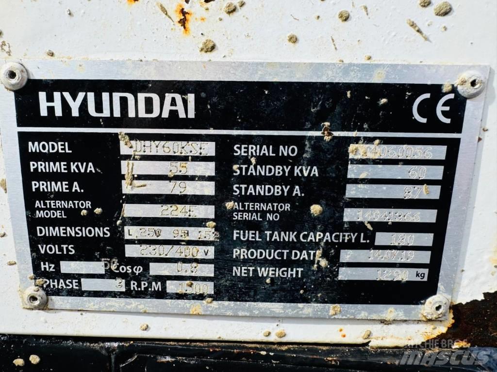 Hyundai DHY60KSE Agregaty prądotwórcze Diesla
