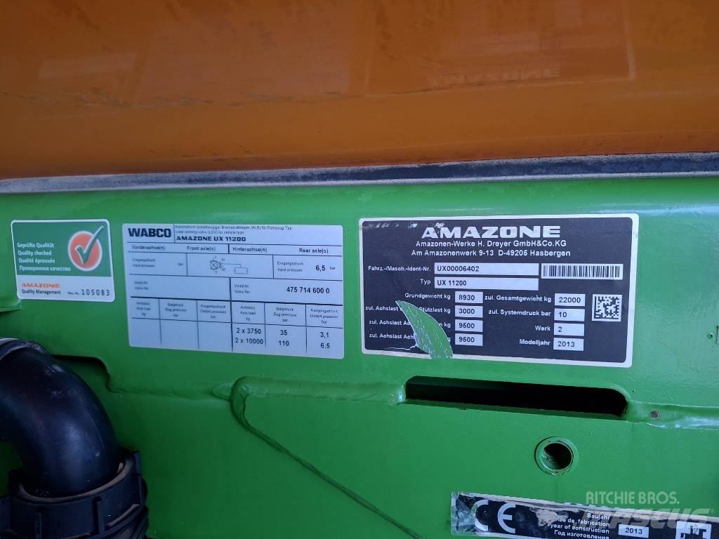 Amazone UX 11200 Opryskiwacze zaczepiane