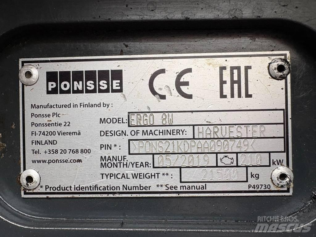 Ponsse Ergo 8W Harwestery