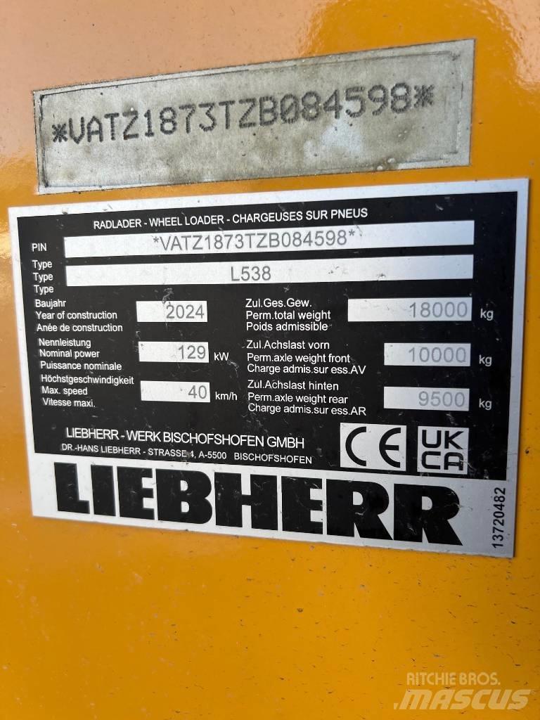 Liebherr L 538 Ładowarki kołowe