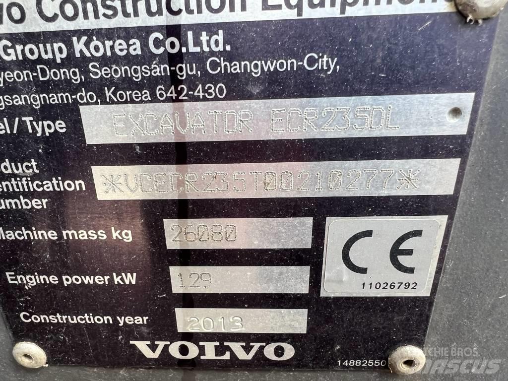 Volvo ECR235DL Koparki gąsienicowe