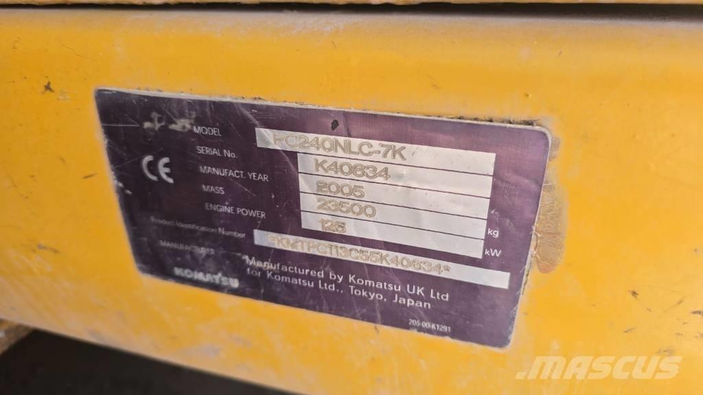Komatsu PC 240 NLC-7 Koparki gąsienicowe