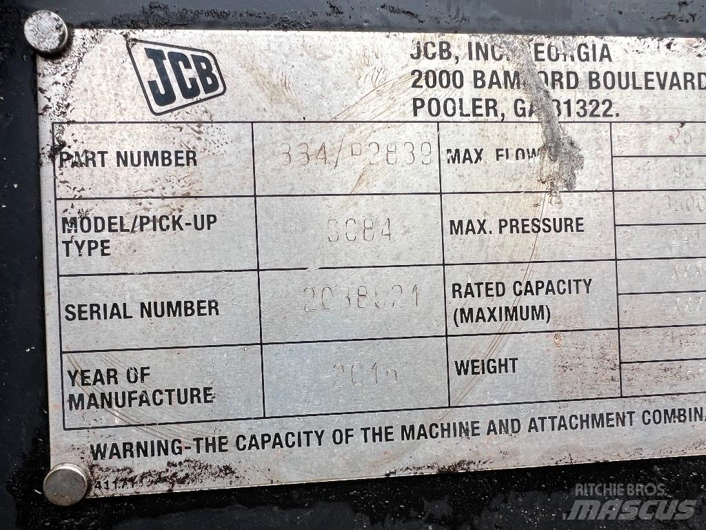 JCB 3C84 Inne akcesoria